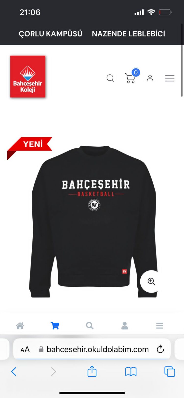 Bahçeşehir sweatshirt