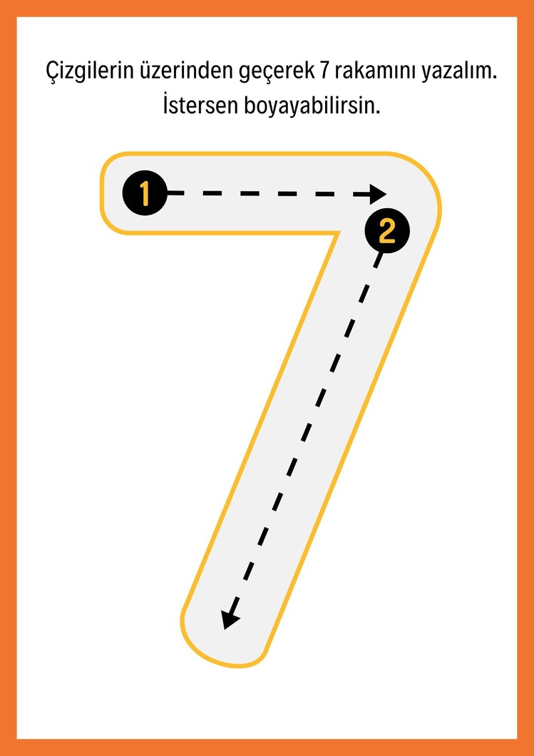 7 Rakamını Tanıyorum