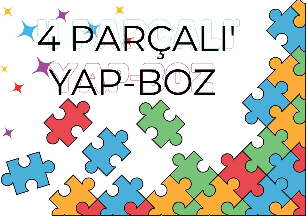 4 parçalı yap-boz