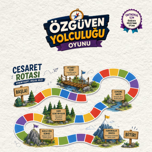 ÖZGÜVEN GELİŞTİRME - ÖZGÜVEN YOLCULUĞU OYUNU ORTAKOKUL