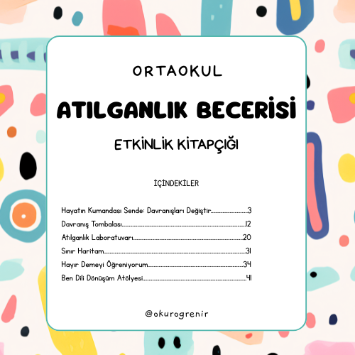 ORTAOKUL ATILGANLIK BECERİLERİ ETK. KİTAPÇIĞI