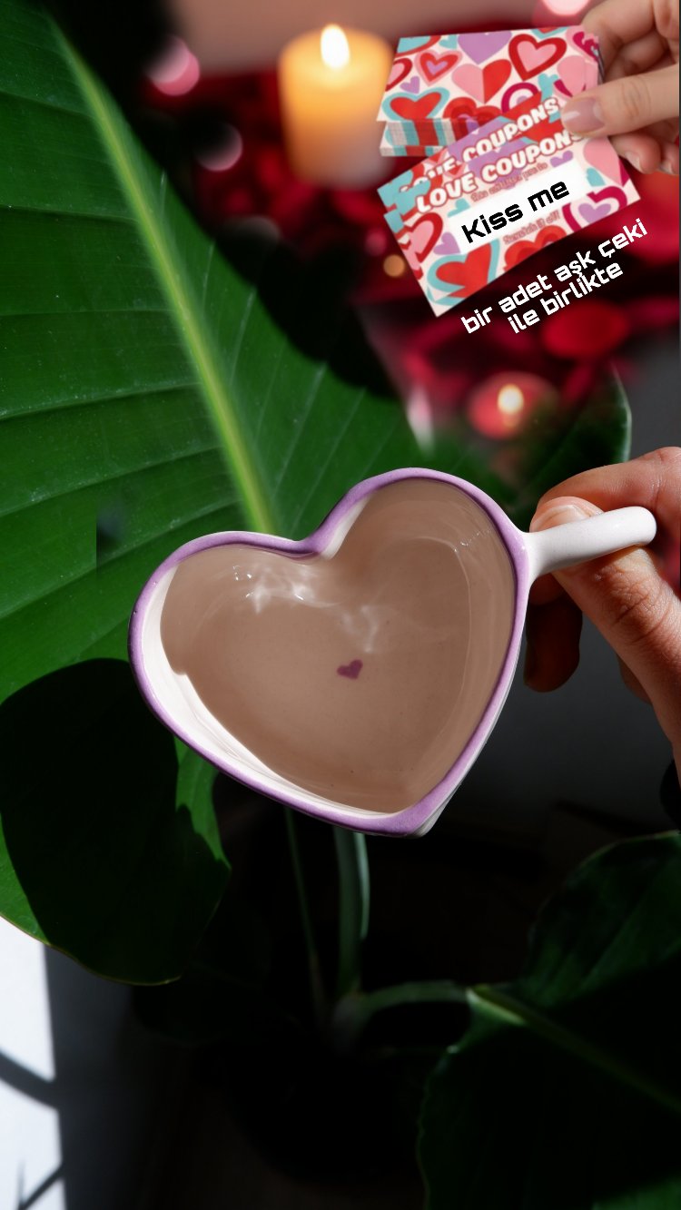 Kalpli Mor Kupa & Love Coupon 