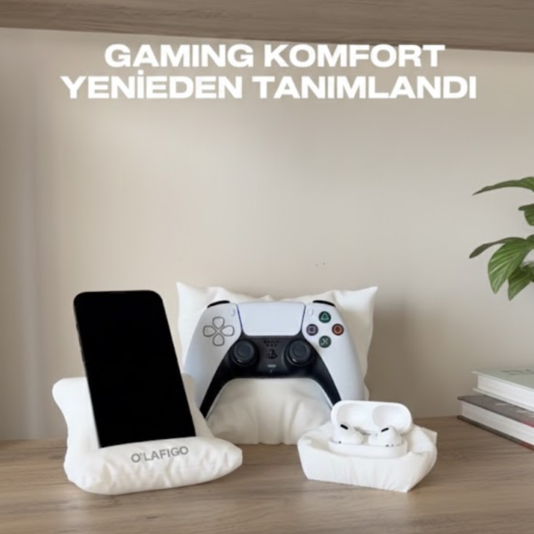 Olafigo Yastık Stand Serisi | Dekoratif Oyun ve Telefon Aksesuarları