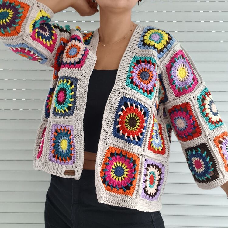 Açelya örgü hırka 