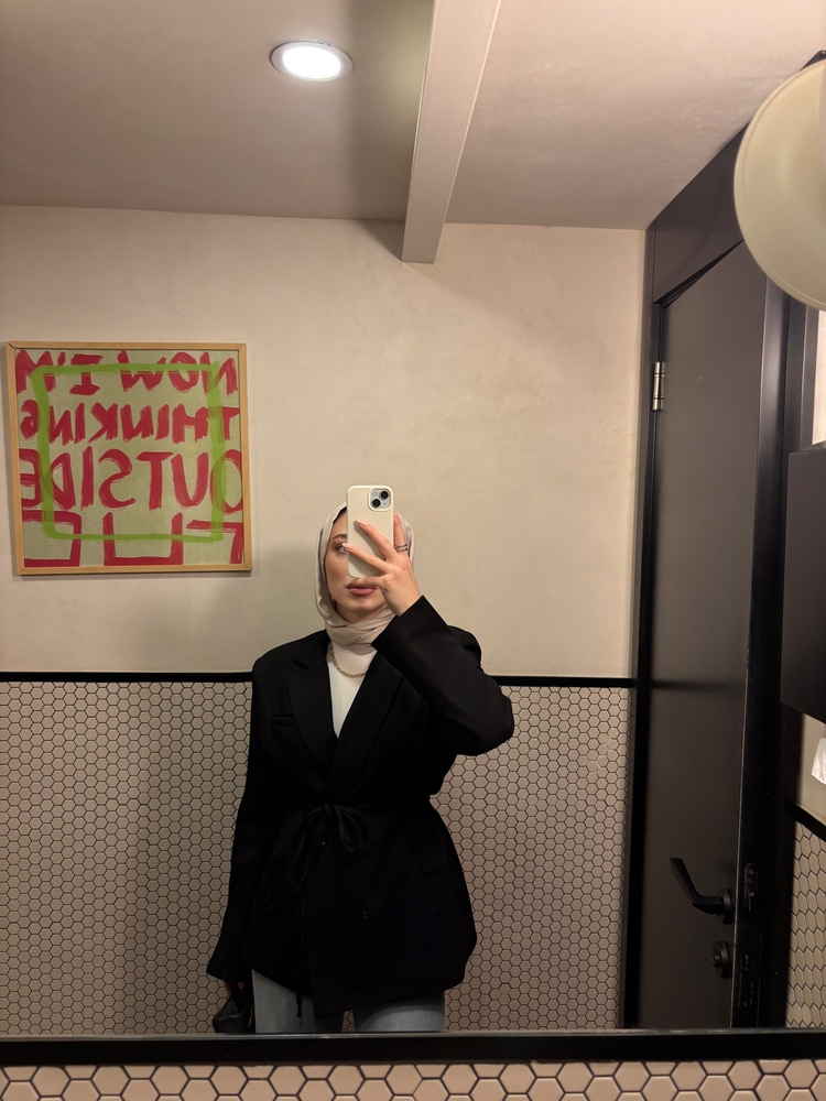 SİYAH FEMİNEN BLAZER