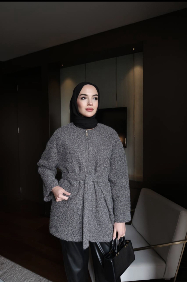 GRİ SOFT CEKET