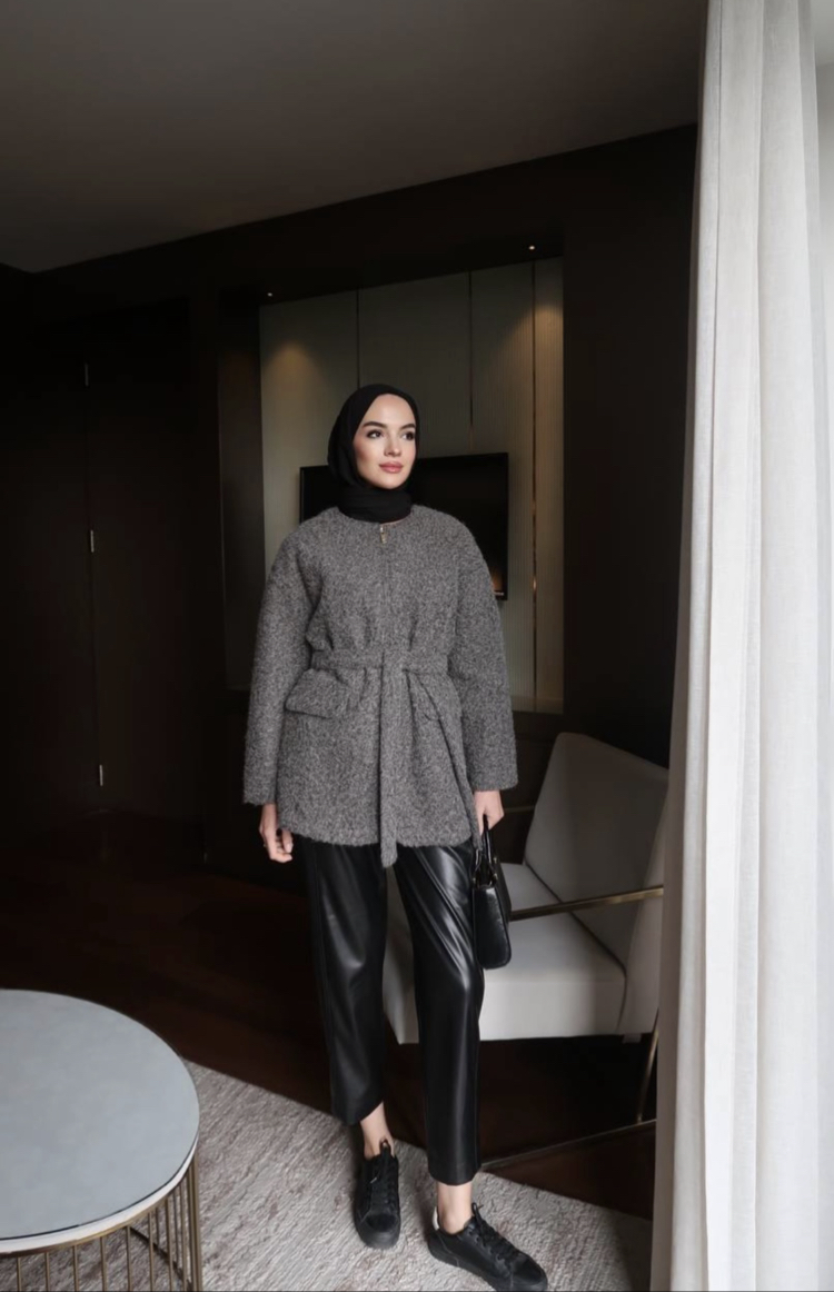 GRİ SOFT CEKET