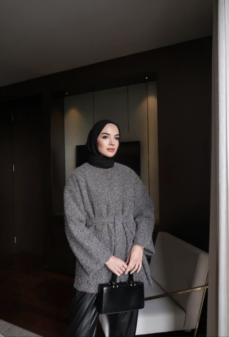 GRİ SOFT CEKET