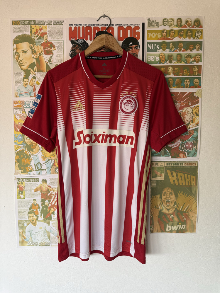 Orijinal Olympiacos 2020-21 Ousseynou Ba Koleksiyonluk İç Saha Forması (M)