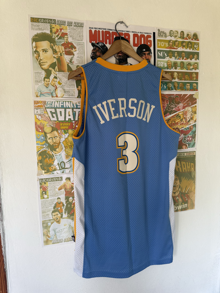 Orijinal Denver Nuggets 2006-07 Allen Iverson Koleksiyonluk Forması (M)