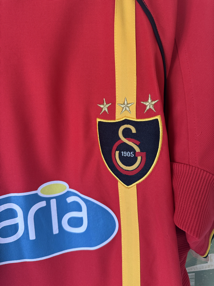 Orijinal Galatasaray 2002-03 Arif Erdem Koleksiyonluk Alternatif Kırmızı Forması (L)