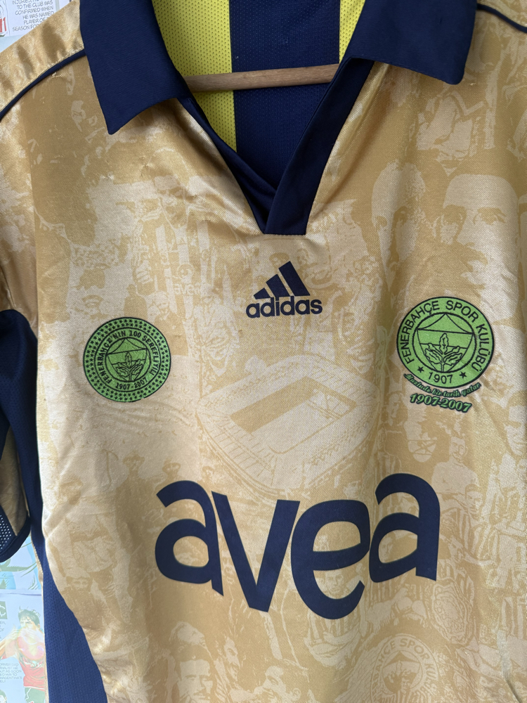 Orijinal Fenerbahçe 2006-07 100.Yıl Özel Üretim Çift Taraflı Koleksiyonluk Forması (M)