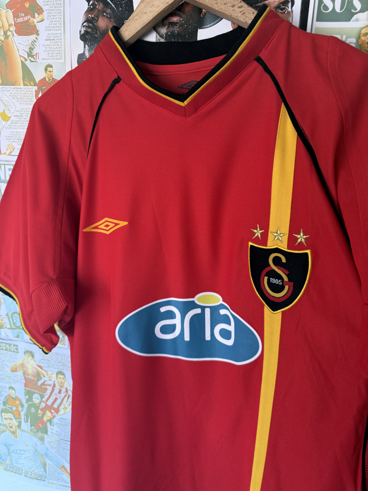 Orijinal Galatasaray 2002-03 Arif Erdem Koleksiyonluk Alternatif Kırmızı Forması (L)