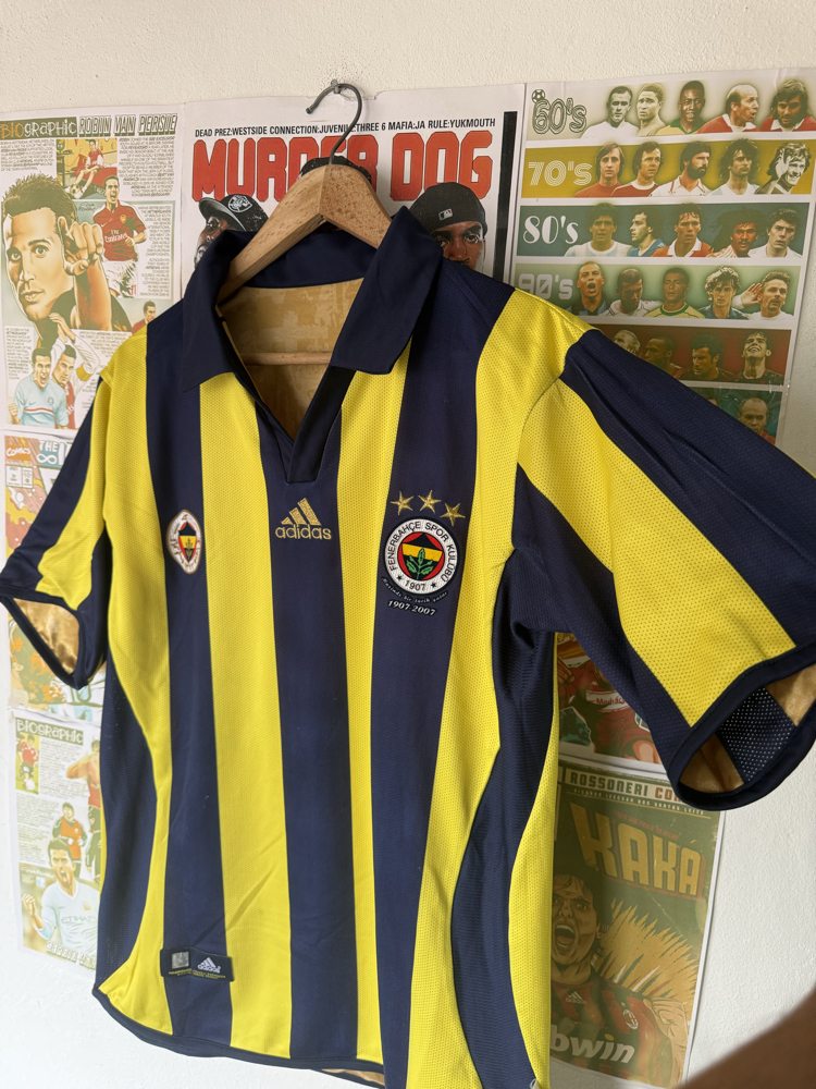 Orijinal Fenerbahçe 2006-07 100.Yıl Özel Üretim Çift Taraflı Koleksiyonluk Forması (M)