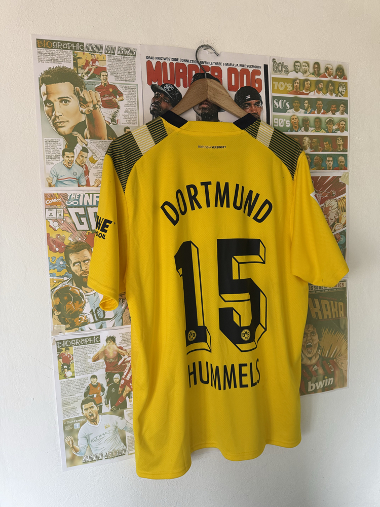 Orijinal Borussia Dortmund 2022-23 Mats Hummels Koleksiyonluk İç Saha Forması (XL)