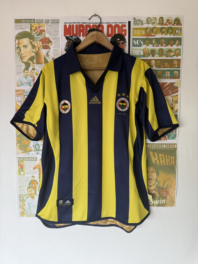 Orijinal Fenerbahçe 2006-07 100.Yıl Özel Üretim Çift Taraflı Koleksiyonluk Forması (M)