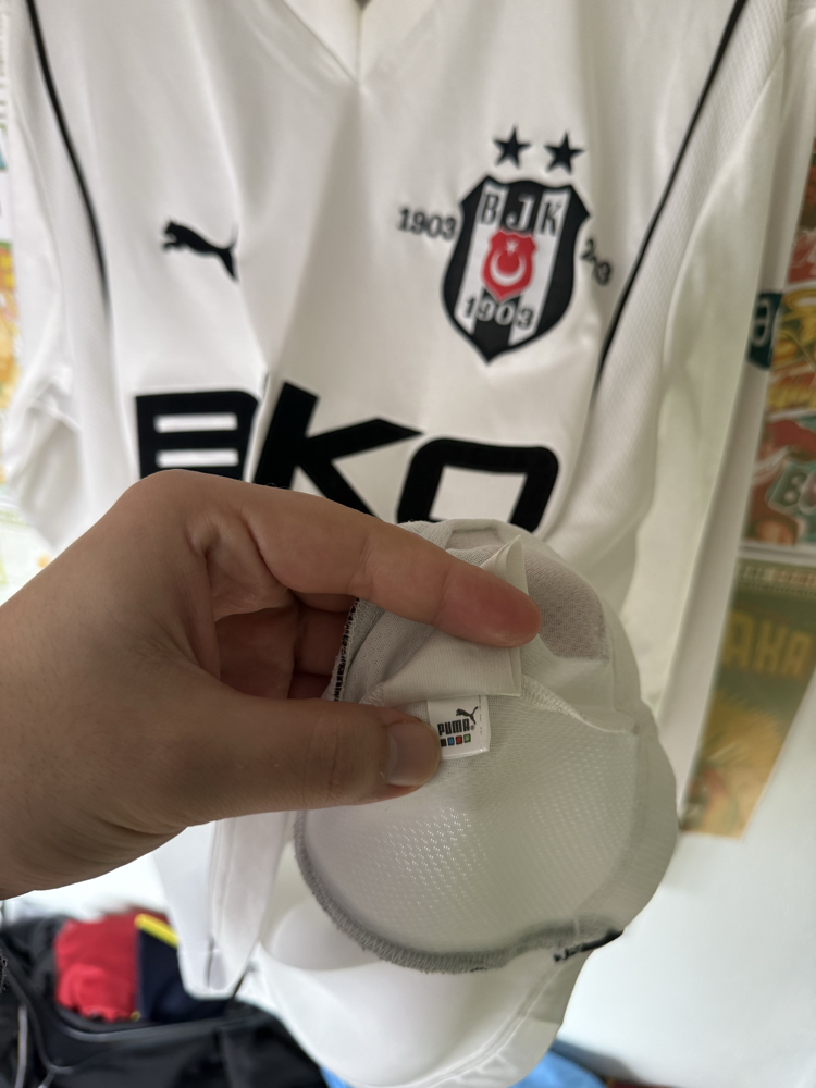 Orijinal Beşiktaş 2002-03 100.Yıl Koleksiyonluk Vintage Şampiyonluk Forması (L)