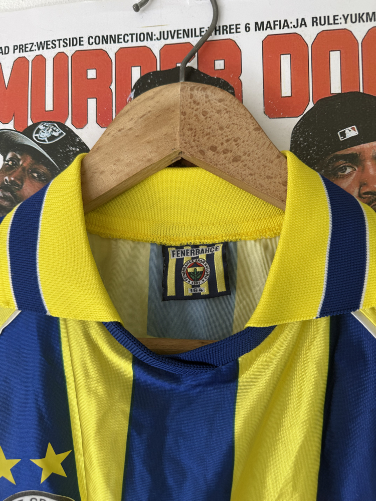 Orijinal Fenerbahçe 2001-2002 Koleksiyonluk Çubuklu Forması (164size)