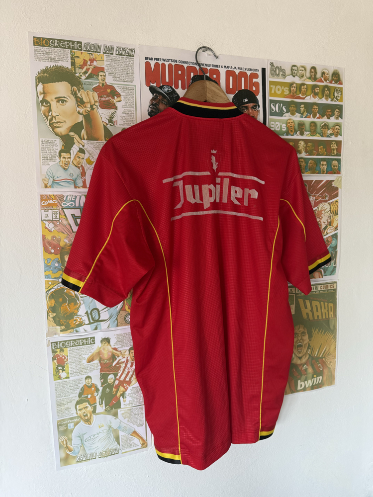 Orijinal Belçika Milli Takım 1997-98 Koleksiyonluk Vintage FIFA 1998 Dünya Kupası Forması 