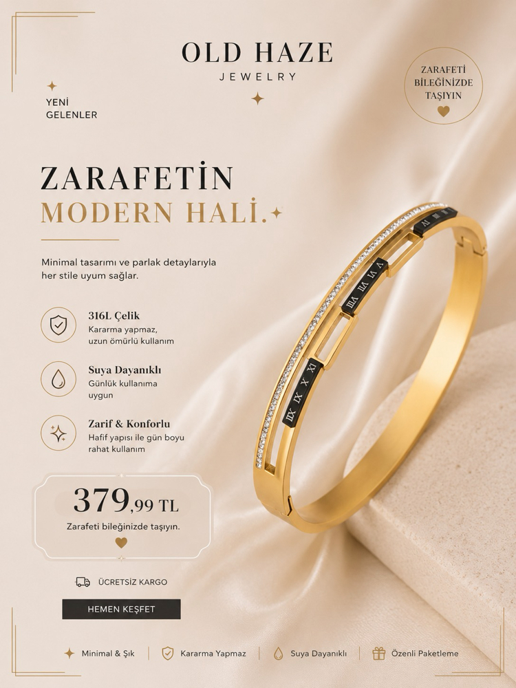 Çelik Kelepçe Gold