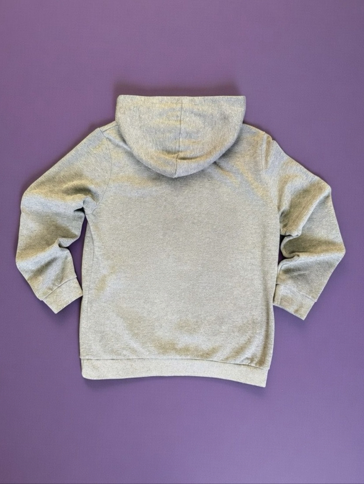 Koyu Füme yarım zip hoodie Konforlu kesim Zamansız parça.