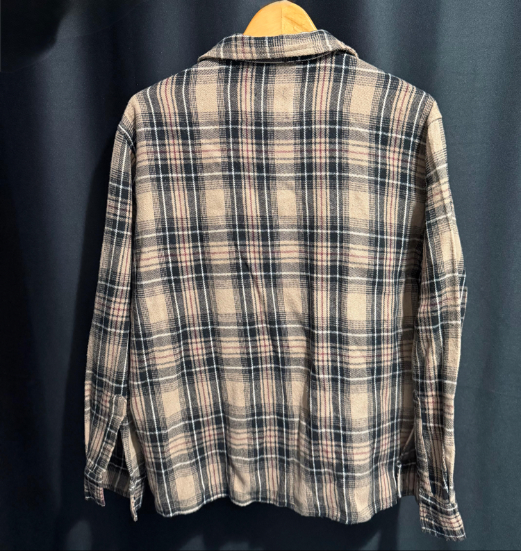 Vintage Ekose Oversize Gömlek