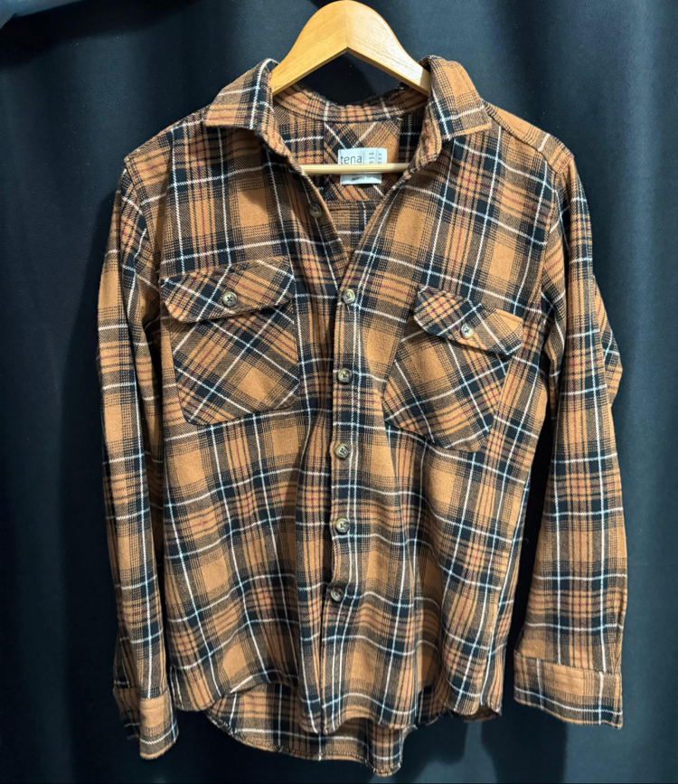 Vintage Modern Fit Ekose Gömlek