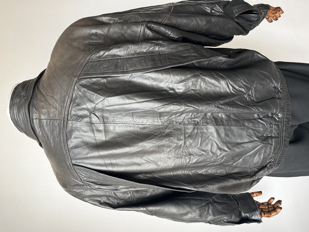 Vintage Bomber Deri Ceket 