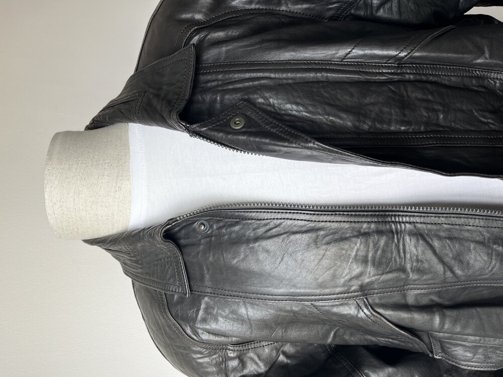Vintage Bomber Deri Ceket 