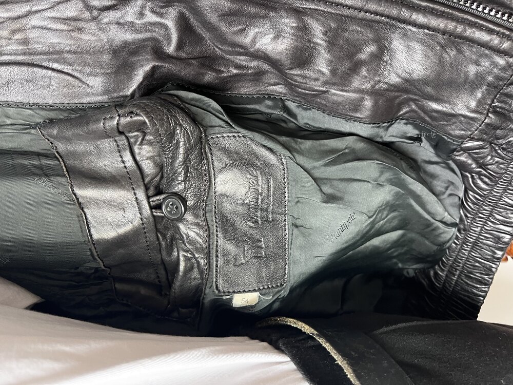 Vintage Bomber Deri Ceket 