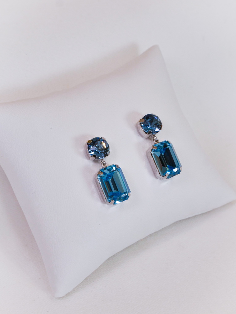 Blue Square Harmony küpe