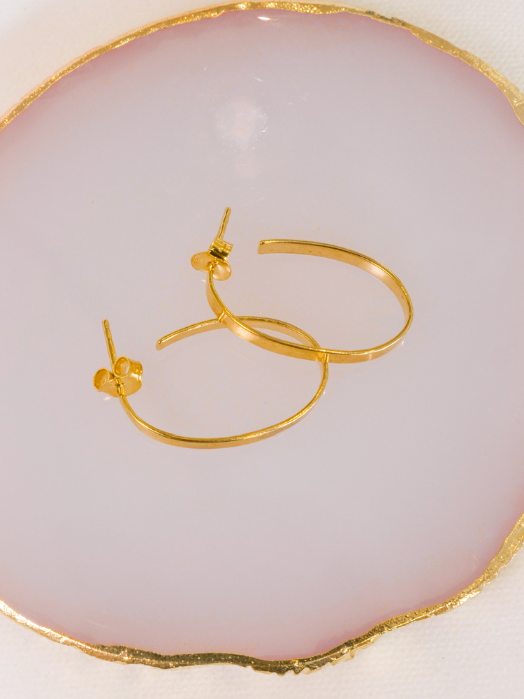 Golden Horizon Arcs Küpe