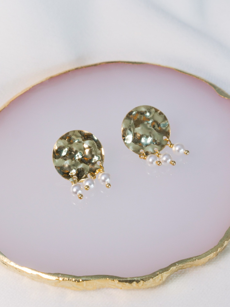 Veridian Pearl Forms Küpe