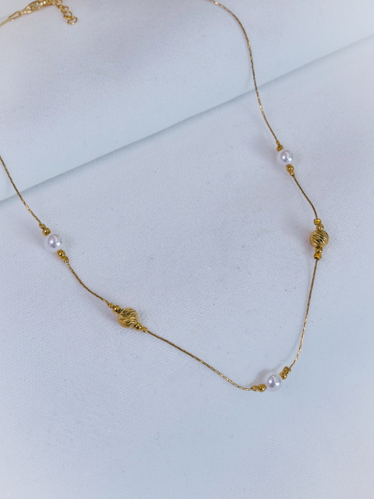 Pearl Gold Harmony Kolye