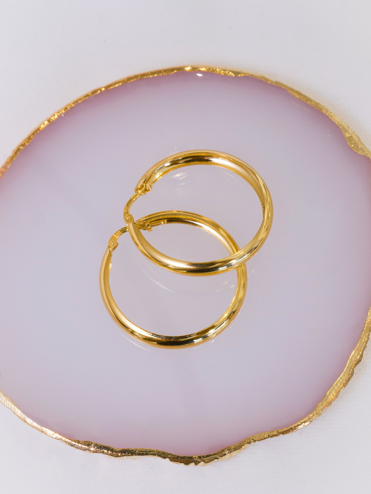 Timeless Gold Loops Küpe