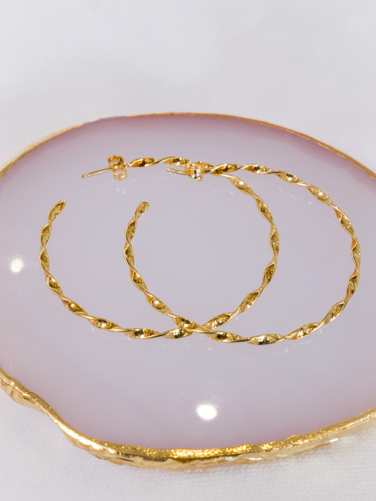 Solar Swirl Forms Küpe