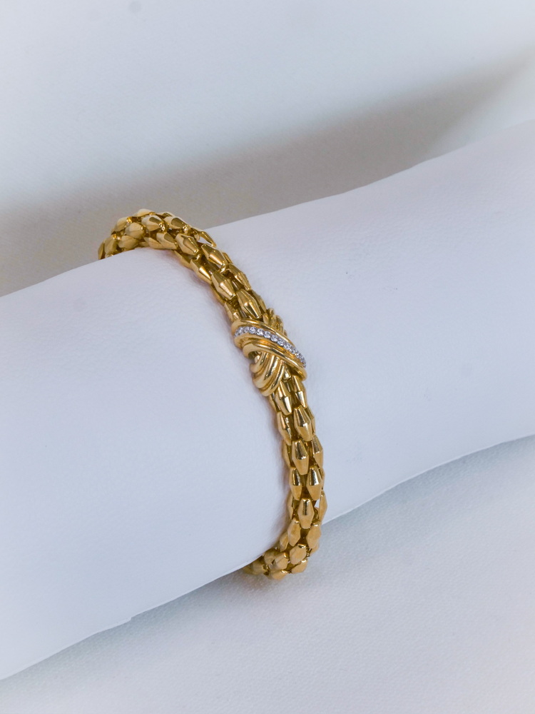 Golden Weave Radiance Bileklik