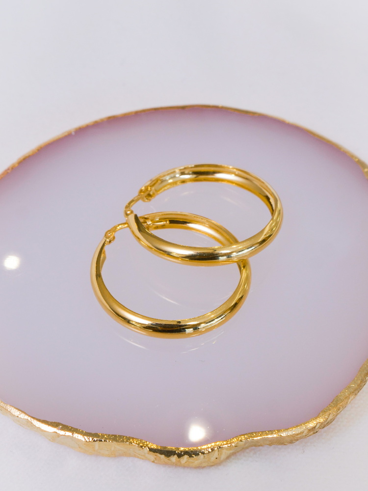 Timeless Gold Loops Küpe