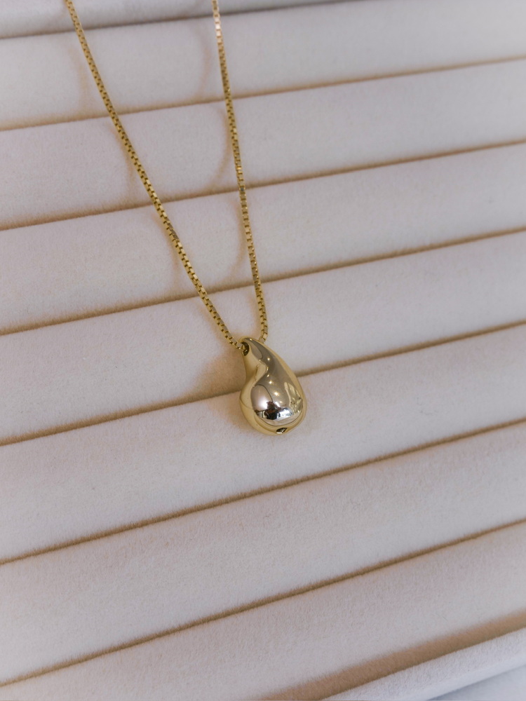 Liquid Gold Drop Kolye