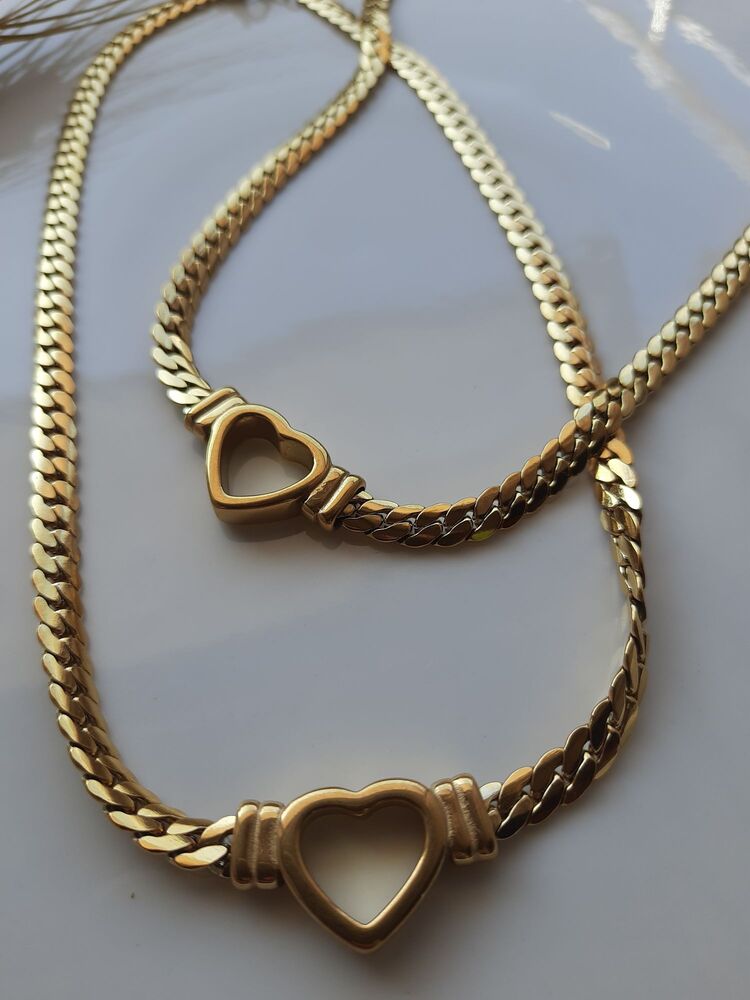 Gold Kalp Kolye