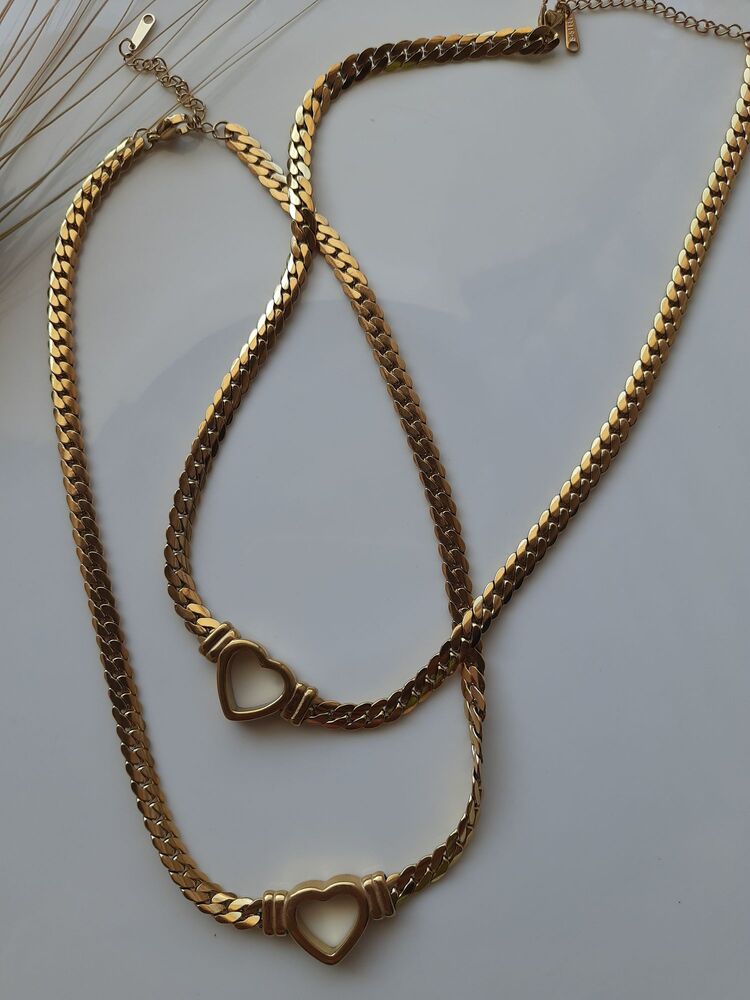 Gold Kalp Kolye