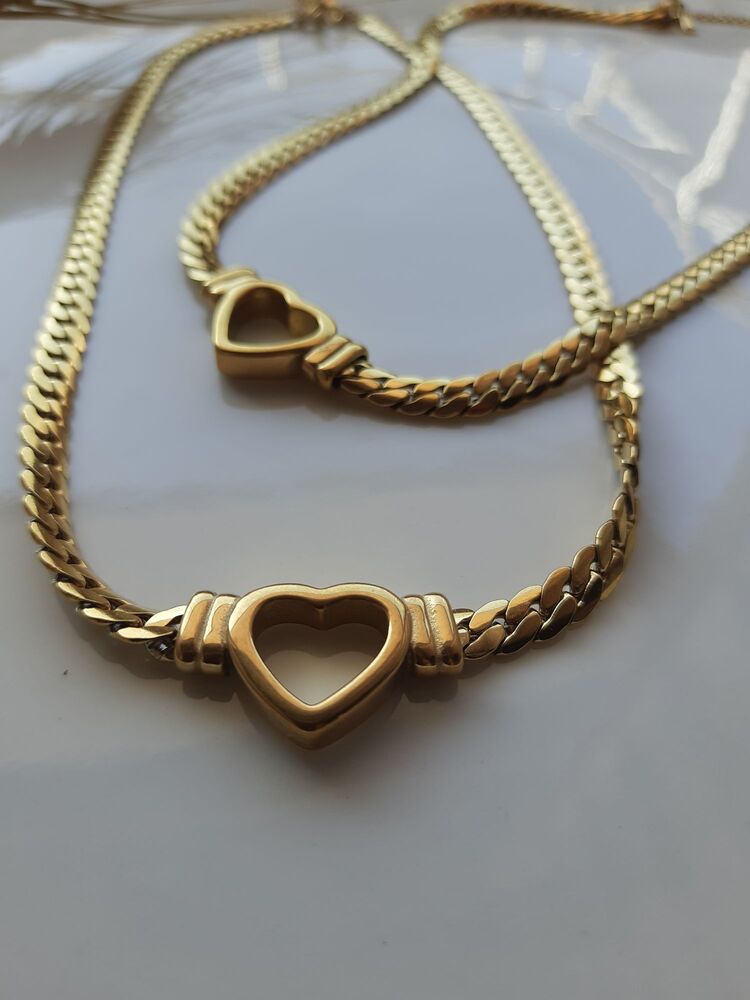 Gold Kalp Kolye