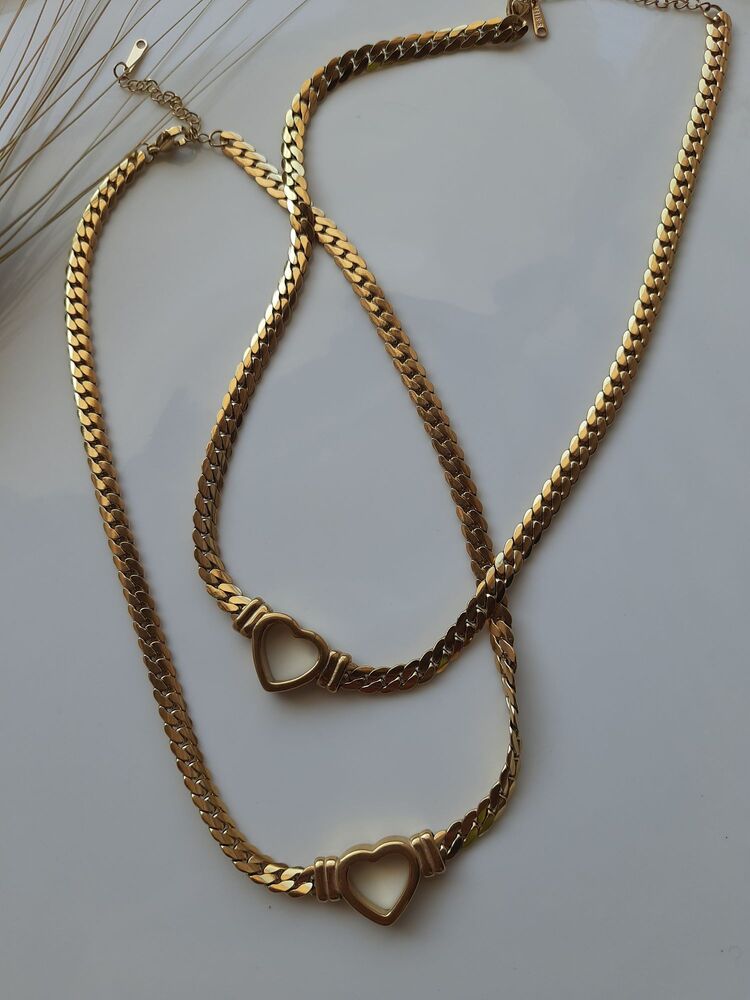 Gold Kalp Kolye