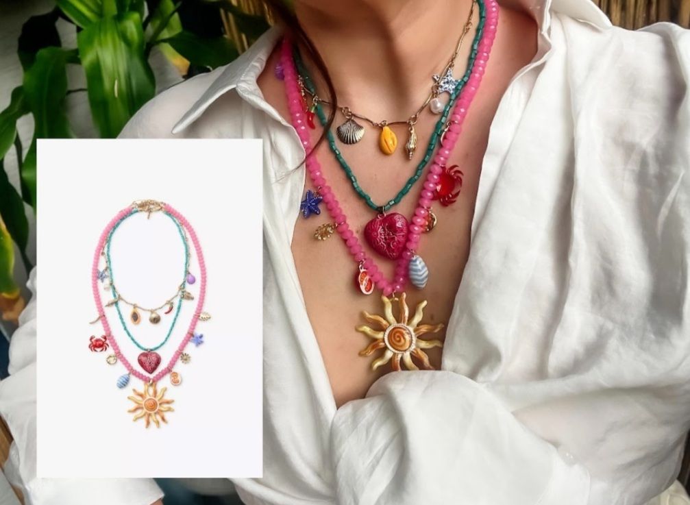 Zara Charmlı Kolye