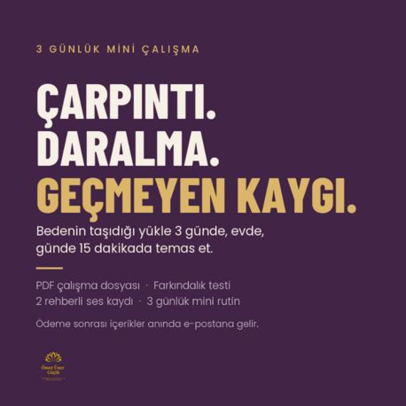 Duygusal Yükler – 3 Günlük Mini Dönüşüm Paketi (PDF + Ses Kayıtları)