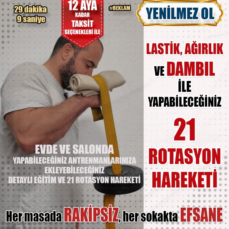 ROTASYON KASLARINIZIN DEMİR GİBİ OLMASI İÇİN 21 HAREKET 