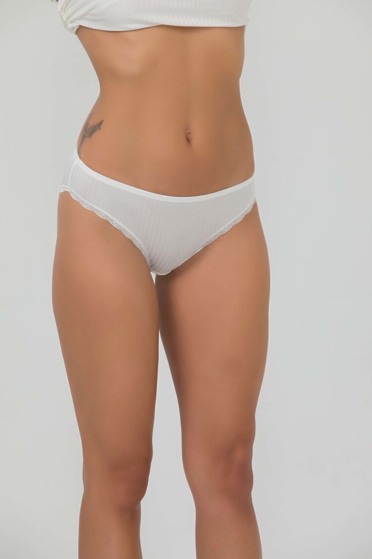 İlke 421 Likralı Derby Viskon Bayan Bikini 6‘Lı