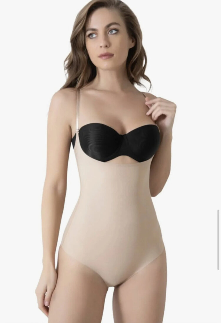 Wogi 204 Lazer Kesim Askılı Slip Tüm Vücut Korse