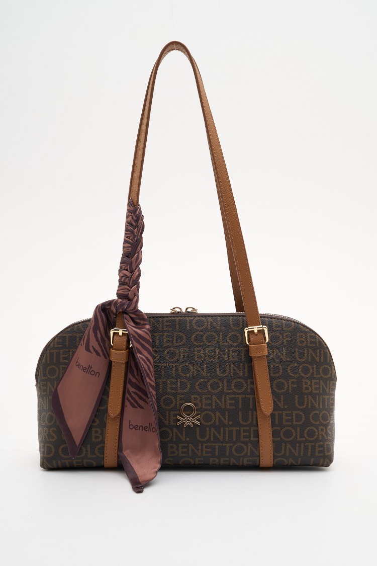 BENETTON Monogram Desen Kol Çantası bnt1909