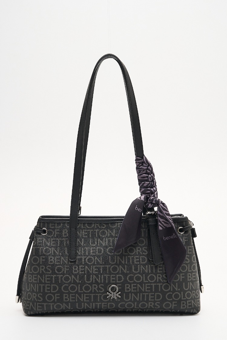 BENETTON Monogram Desen Kol Çantası bnt1910